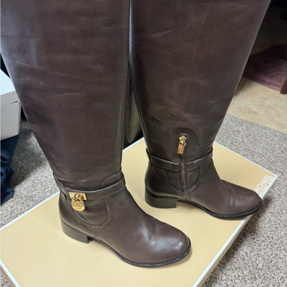 Michael Kors Hamilton Riding Boots